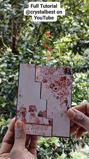 ❤️ 4 Step Valentine's Day card #diy #handmade #valentinesday #love