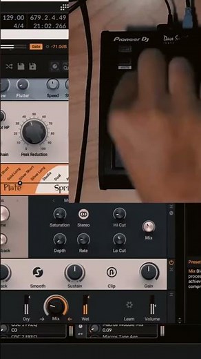 TORAIZ AS1 thru Guitar Rig 7 pro #techno #pioneer #nativeinstruments