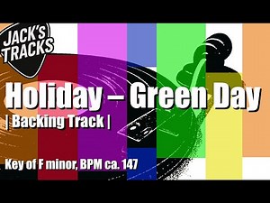 Holiday — Green Day | Backing Track