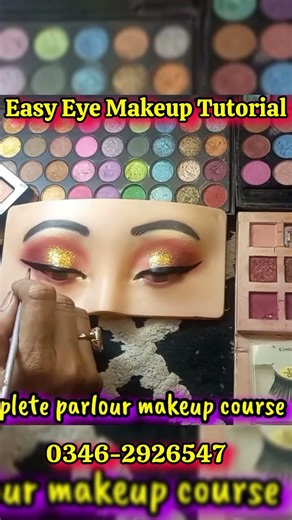 Bridal Eye Makeup 2026 ✨ Simple & Glam Pakistani Bride Look 💍 #Shorts