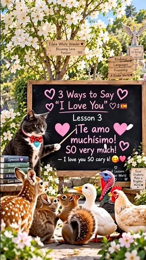3 Ways to Say I LOVE YOU in Spanish ❤️ | Professor Adam