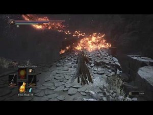DARK SOULS™ III - Ringed City Streets to Shared Grave bonfire run, Dragon fire