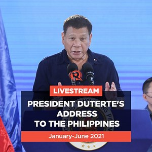 LIVESTREAM: President Duterte's address to the Philippines – June 28, 2021