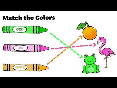 Matching Colors Game for Kids | match the Colors with their objects
