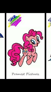 Menggambar Kuda Poni Twilight Sparkle Pinkie Pie Rainbow Dash