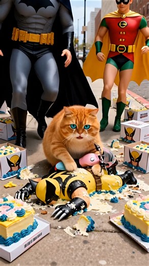 #orangecat #funny #wolverine #batman #birthdaycake