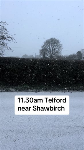 Snowy Weather Update in Telford, Shropshire
