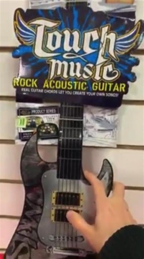 Touch Music guitar (Knockoff Paper Jamz) in-box demo