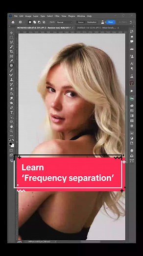 Learn Frequency Separation for High-End Photoshop Retouching