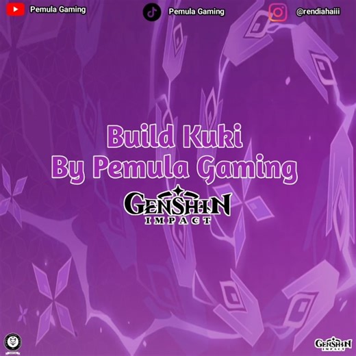 Build Kuki Shinobu °Luna 01° | Genshin Impact #kukishinobu #genshinimpact #likeandsubscribe
