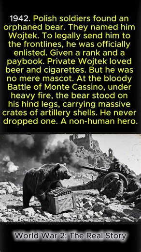 The 500lb Bear That Fought in WWII 🐻