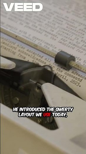 Christopher Sholes invented the first practical typewriter and introduced the keyboard layout