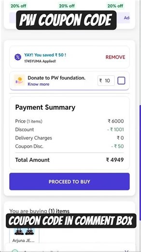 PW coupon code 2026 Batches| Get upto 99% discount on all PW Batches #pwcouponcode #couponcode #pw