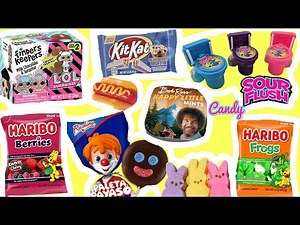 Crazy Weird Candy Haul Video - Egg , Sour Juicy Drops + More - Cookie Swirl Cakes