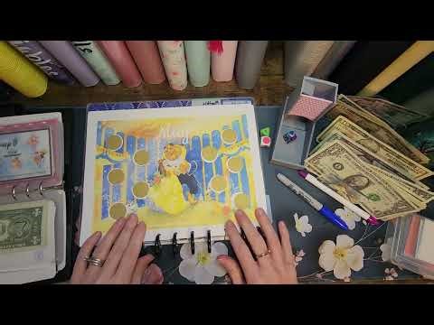 Monthly & Friends Binder/Get To Know Us Collab/Tiny Roll N Save Binder/Savings Brook Collab💚 (#182)