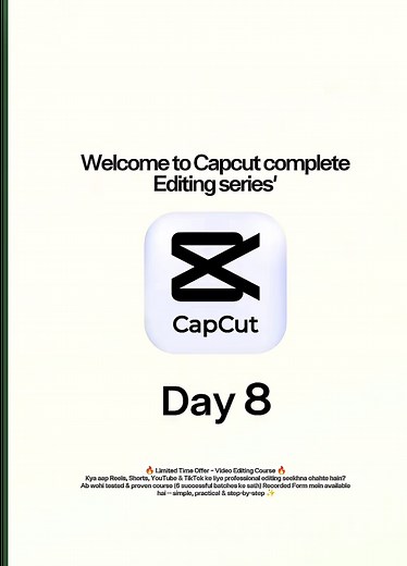 Master CapCut: Comprehensive Video Editing Course