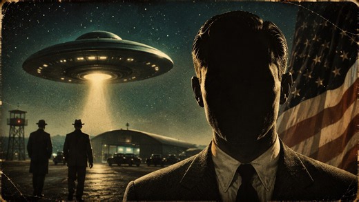 The man who claimed America was hiding nine alien spacecraft - then he revealed his face