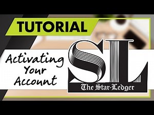 The Star-Ledger Activation Tutorial