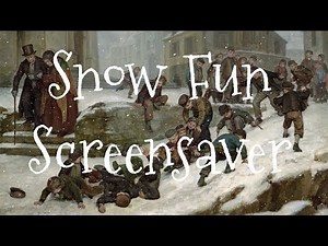 Snow Fun Animated Christmas Screensaver for Laptop & PC
