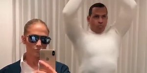 Watch A-Rod and J-Lo flip the switch on TikTok