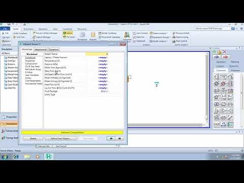 How to add and accurately define your material stream in Aspen Hysys Simulation tool