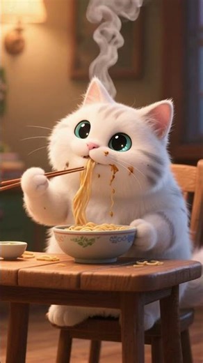Cat vs Noodles: The Ultimate Showdown