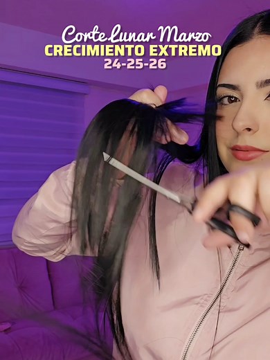 Corte lunar para crecimiento super rápido😍🌕✂️ que día lo vas a cortar? #calendariolunar2026 #faseslunares #crecimientoextremo #cortedecabello #crecimientorapido