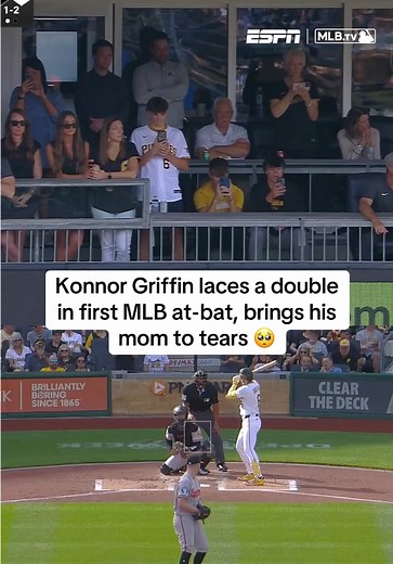 Konnor Griffin's MLB Dream: Double in First At-Bat