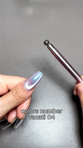 Purple Cat Eye Nails Tutorial 💜 Vacati 04 Magnetic Gel Polish | Bold 3D Cat Eye Nail Art Design