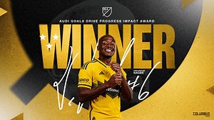 8.1K views · 330 reactions | A touching moment for our captain  Darlington Nagbe’s mom, his wife Felicia, and Dante Washington surprise and congratulate him with the 2024 Audi Goals Drive Progress Impact Award. | Columbus Crew | Facebook