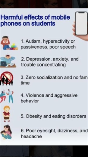 Harmful Effects of Mobile Phones on Students | How Excessive Screen Time Affects Learning and Health