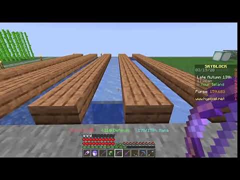 Quick Guide to making an Ice Farm on Hypixel Skyblock