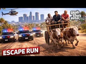 GTA 5 LIVE Crazy Police Chase Escape Challenge