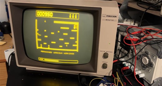 Playing ZX Spectrum’s Manic Miner On The Arduino Uno