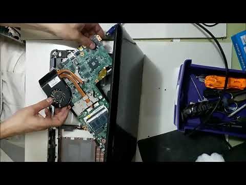 HP Pavilion dv6 - Disassembly + How to fix black screen problem