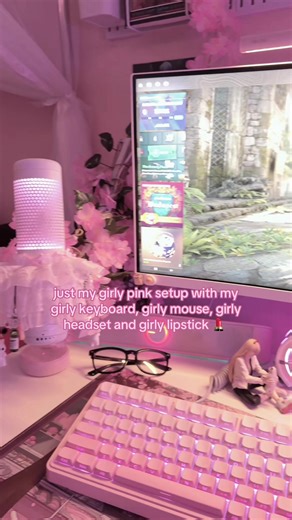 My Adorable Pink Gaming Setup