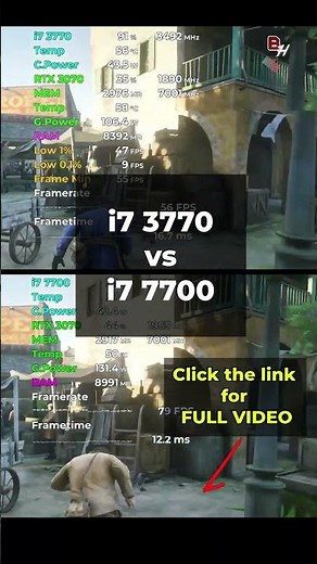 i7 3770 vs i7 7700 Tested in 12 Games (2024) 1080p