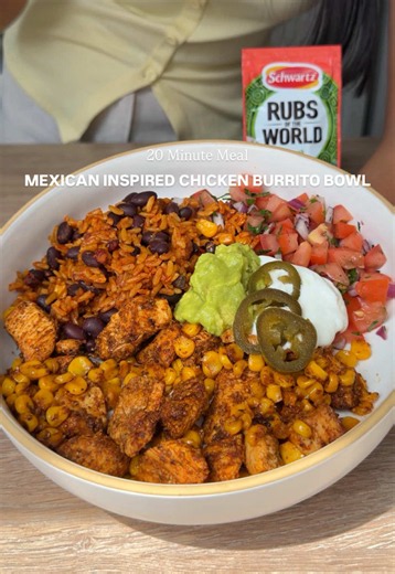 Quick and Flavorful Chicken Burrito Bowl Recipe