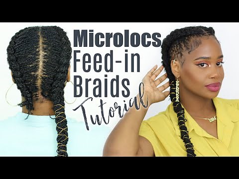 Microlocs Feed-in Braids Tutorial | KendraKenshay