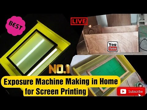 #Exposure Machine Making in Home/#Exposure for Screen Printing/ #Printing World New Business💡