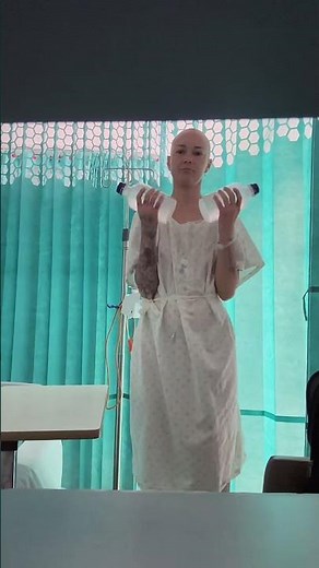 My little exercise routine in hospital 😂