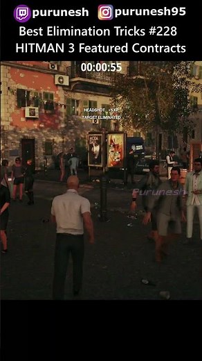 Best Elimination Tricks #228 🔥😎 HITMAN 3 Featured Contracts #shorts #gaming #hitman3 #hitmanwoa