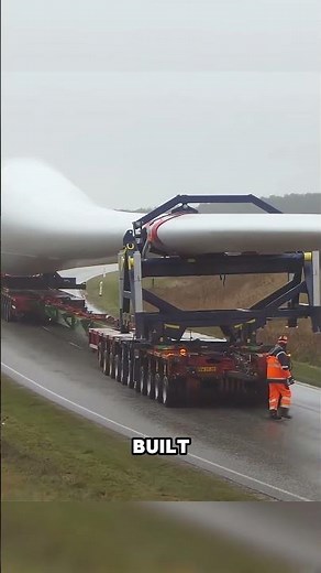 This Is How Wind Turbine Blades Are Transported!