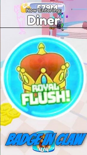 How To Get Secret Royal Flush Badge in Claw Machine Simulator! 🔓👑