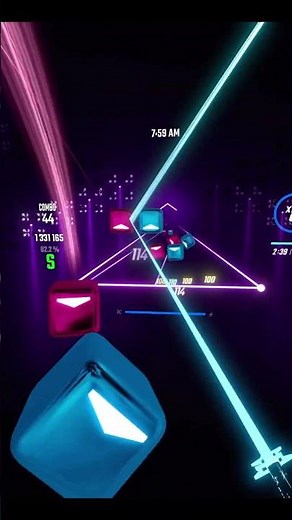 Beat Saber Vids Daily Til' 1k Subs (Day 7) | I BEAT POWER OF THE SABER BLADE ON FASTER SONG!!!