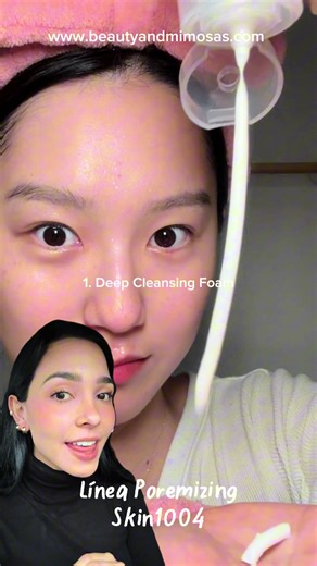 La línea rosa de SKIN1004 combina ingredientes clave para trabajar poros y textura: 💗 Centella Asiática calma y fortalece la barrera cutánea 🧂 Sal rosa del Himalaya ayuda a limpiar poros y controlar exceso de sebo 🧬 Péptidos mejoran elasticidad para una piel más uniforme ✨ Resultado: piel fresca, equilibrada y poros visualmente más refinados. #skincarecoreano #skincareroutine #skingoals #skin1004