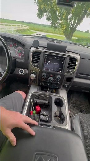 2018 ram center console wiring glitch with radio quick fix! #ram #trucks #wiring #truck #problems