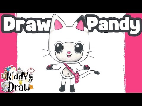 How to Draw Pandy Paws from Gabby’s Dollhouse – Easy Step-by-Step!