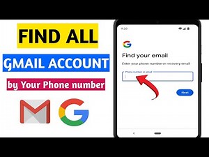 How to Find ALL Your Gmail Accounts by Phone Number 2025