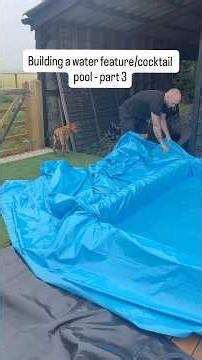 Building a water feature/cocktail pool/pond - part 3 #gardendiy #waterfeatures #landscape design